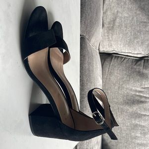 Women's Michaela Heels - A New Day™ Heel Pump Sandal Block Heel. Black.Size: 6.5